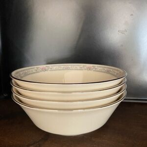 Lenox Charleston (4) Imperfect 6" All Purpose Bowls More Avail. USA Cosmopolitan